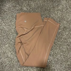 Lululemon align leggings in dusty clay